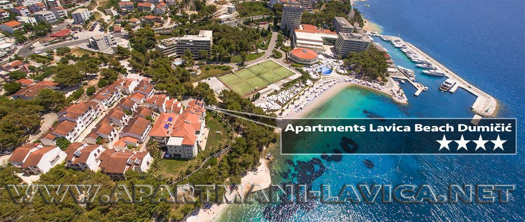 Apartments Lavica Beach Dumicic Podstrana Dış mekan fotoğraf