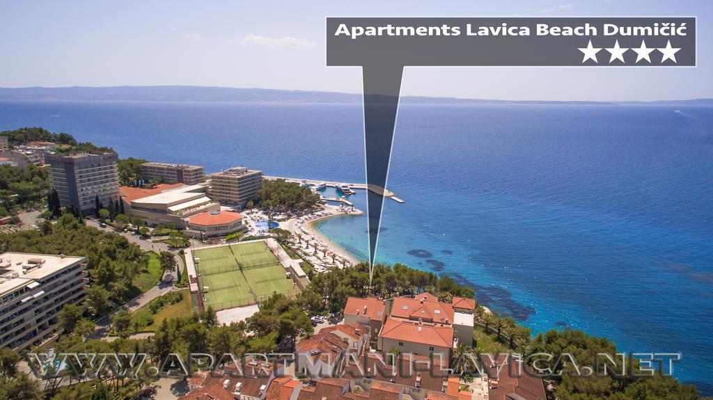 Apartments Lavica Beach Dumicic Podstrana Dış mekan fotoğraf